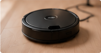 Parke zeminde çalışan robot süpürge