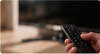 Televizyon kumandası ve ekran